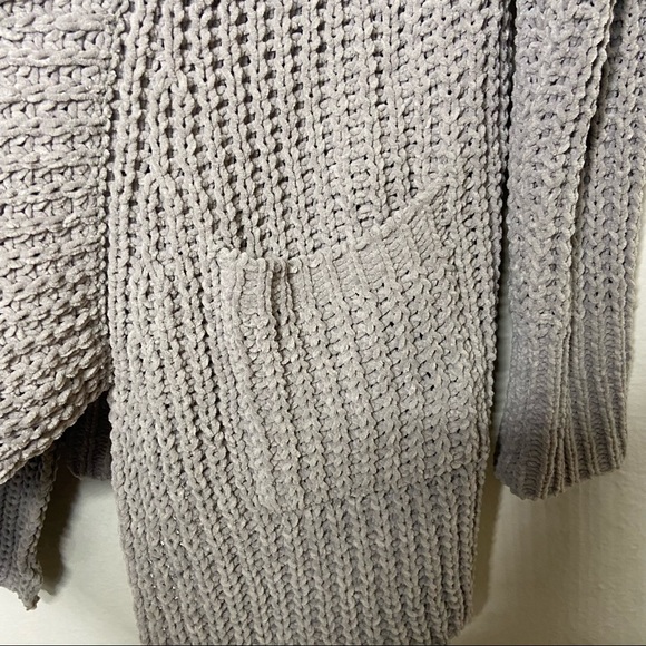 Vici Chenile Open Front Oversized Cardigan Sweater - Picture 7 of 9